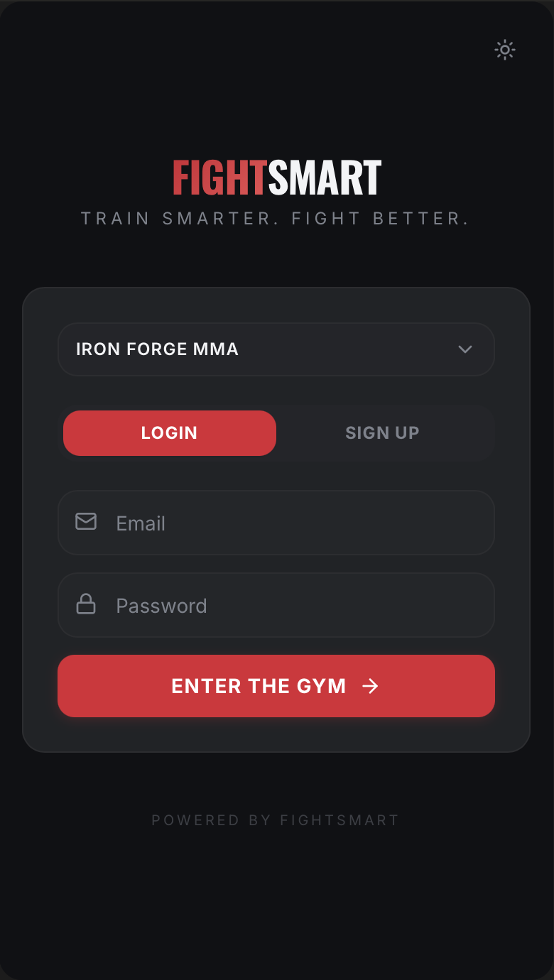 Aplikacja FightSmart na telefonie